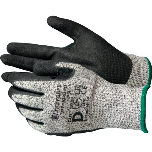 TUFFSAFE CLOTHING PRODUCTS D SZINTEN VÁGÁSÁLLÓ TENYÉRMÁRTOTT NITRIL KESZTYŰ MÉRET-7 TFF9612232C