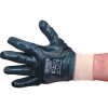 TUFFSAFE CLOTHING PRODUCTS PAMUTKESZTYŰ NITRIL KÉK MÁRTOTT, NYITOTT KÉZHÁTTAL 10 TFF9612780K