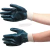 TUFFSAFE CLOTHING PRODUCTS PAMUTKESZTYŰ NITRIL KÉK MÁRTOTT 9 TFF9613760K