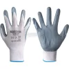 TUFFSAFE CLOTHING PRODUCTS TUFFOAM SZÜRKE NITRILKESZTYŰ FEHÉR NEJLONBÉLÉSSEL SZÜRKE SZ-10 TFF9616405E