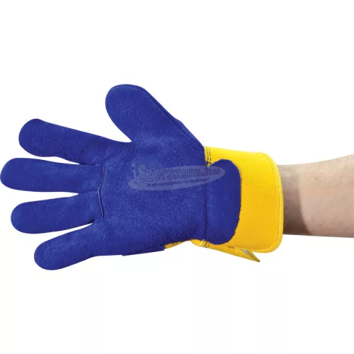 TUFFSAFE CLOTHING PRODUCTS SS KIVÁLÓ MINŐSÉGŰ MUNKAKESZTYŰ KÉK/ARANY TFF9616580K