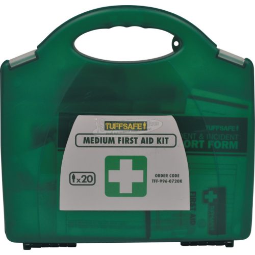 TUFFSAFE CLOTHING PRODUCTS ELSŐSEGÉLYNYÚJTÓ KÉSZLET, 20 SZEMÉLYES TFF9960720K