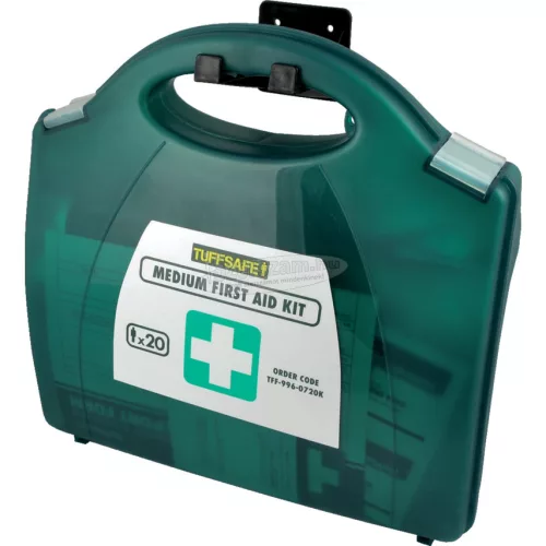 TUFFSAFE CLOTHING PRODUCTS ELSŐSEGÉLYNYÚJTÓ KÉSZLET, 20 SZEMÉLYES TFF9960720K