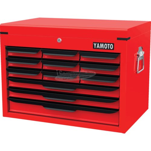 YAMOTO 12 FIÓKOS SZERSZÁMOSLÁDA-PIROS YMT5941520K