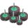 YORK ABRASIVES 5db-OS LAMELLÁS CSAPOS CSISZOLÓKORONG KÉSZLET YRK2206950K