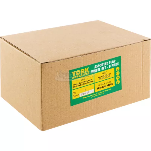YORK ABRASIVES 8db-OS LAMELLÁS CSAPOS CSISZOLÓKORONG KÉSZLET YRK2206980K