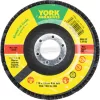 YORK ABRASIVES 115X22mm AL-OX LAMELLÁS CSISZOLÓTÁRCSA ÜVEGSZÁLAS TÁNYÉRON P36 YRK2209510K