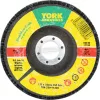 YORK ABRASIVES 127X22mm AL-OX LAMELLÁS CSISZOLÓTÁRCSA ÜVEGSZÁLAS TÁNYÉRON P60 YRK2209630K