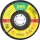 YORK ABRASIVES 127X22mm AL-OX LAMELLÁS CSISZOLÓTÁRCSA ÜVEGSZÁLAS TÁNYÉRON P60 YRK2209630K