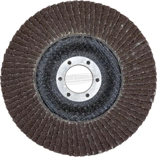 YORK ABRASIVES 127X22mm AL-OX LAMELLÁS CSISZOLÓTÁRCSA ÜVEGSZÁLAS TÁNYÉRON P60 YRK2209630K