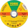 YORK ABRASIVES 125X1X22,23mm A60TBF INOXVÁGÓKORONG,T41 YRK2304800K