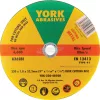 YORK ABRASIVES 230X1,8X22,23mm A36SBF INOX VÁGÓKORONG,T41 YRK2304850K