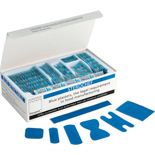 MEDIKIT FIRST AID KÉK RAGTAPASZ KÉSZLET (BOX-100) MED9962500K