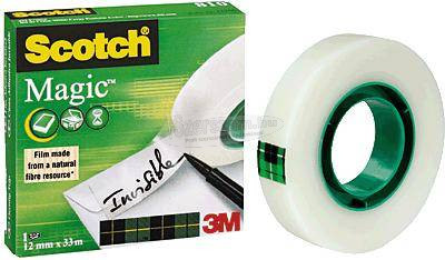 3M Ragasztószalag Scotch Magic 810 Átlátszó 33mx12mm 1db M8101233