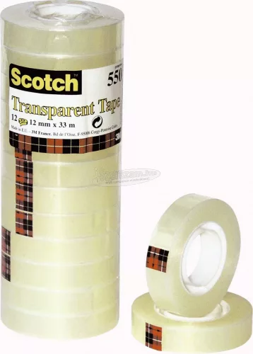 3M Ragasztószalag Scotch 550 Átlátszó több méretben