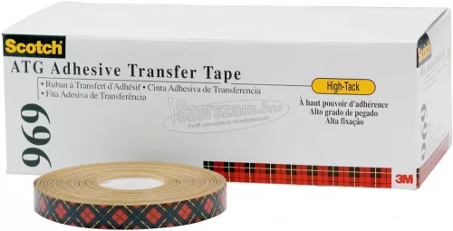3M Ragaszó film Átlátszó 16.5m x 19mm 1db 9691916