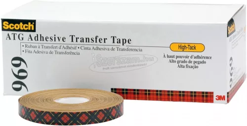 3M Ragaszó film Átlátszó 33m x 19mm 1db 9691933