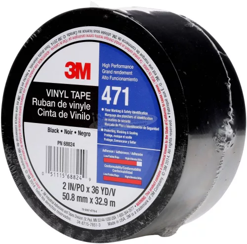 3M PVC ragasztószalag Fekete 33m x 50mm 1db 471IW-S50-D