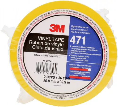 3M PVC ragasztószalag Sárga 33m x 50mm 1db 471IW-G50-D