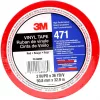 3M PVC ragasztószalag Piros 33m x 50mm 1db 471IW-R50-D