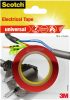 3M Szigetelőszalag Scotch Piros 10m x 15mm 1db universal 4401RED