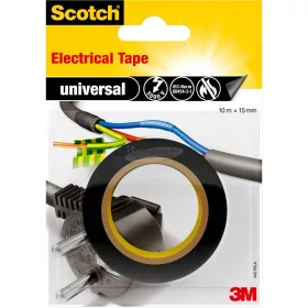   3M Szigetelőszalag Scotch Fekete 10m x 15mm 1db universal 4401BLA