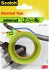 3M Szigetelőszalag Scotch Sárga, Zöld 10m x 15mm 1db universal 4401YG