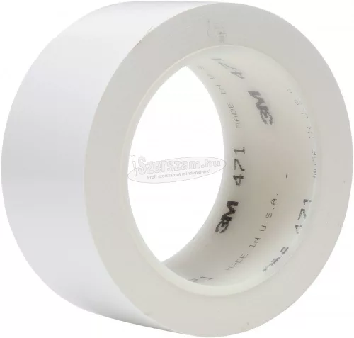3M PVC ragasztószalag Fehér 33m x 50mm 1db 471W50