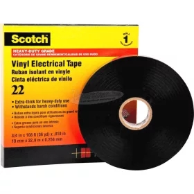 3M Szigetelőszalag Fekete 33m x 50mm 1db SCOTCH22-50X33