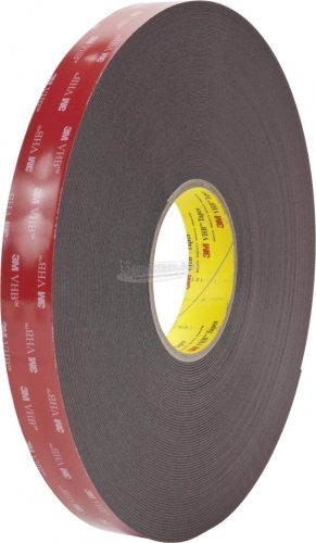 3M 5962F/2533 Kétoldalas ragasztószalag Fekete 33mx25mm 1db 5962F/2533