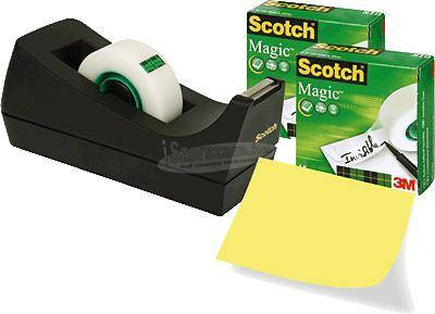 3M Asztali adagoló Matt 33m x 19mm Scotch Magic 810 3db SM3-12