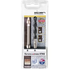   Alpen Üveg- és csempefúró készlet 5mm 1/4" hengeres 2db Keramo extreme ATM2 0000300052100