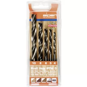   Alpen Fa csigafúró készlet 5 részes 4-10mm hengeres 1 készlet 600114100