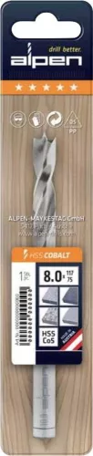 Alpen HSS-Co5 Fa csigafúró 12mm/151mm 1db 63301200100