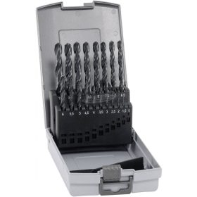   Alpen HSS Fém csigafúró készlet 1-10 mm/0,5mm 19 részes DIN 338 hengeres 1 készlet 802311100