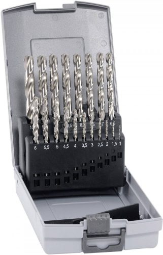 Alpen HSS-E Fém csigafúró készlet 1-10mm/0,5mm 19 részes Kobalt 102219100