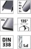 Alpen HSS Fém csigafúró 12mm/151mm Csiszolt DIN 338 hengeres 1db 18401200100