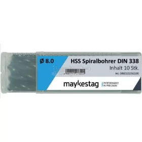 Alpen Csigafúrók több méretben HSS DIN 338 006010