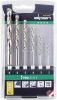 Alpen HSS Fémcsigafúró készlet 6 részes 2-8mm 1/4" külső négylap 1db 0000100806100