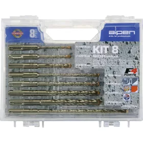   Alpen Keményfém Kalapácsfúró készlet 8 részes 5-12mm SDS-Plus 80704100100