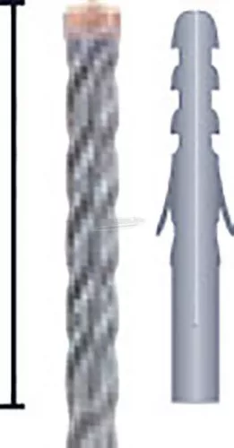 Alpen Kalapácsfúró 4élű 12mm/450mm SDS-Plus 1db 87501200100