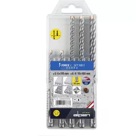   Alpen Betonfúró készlet 5 részes 5-10mm 4élű DS+ FORCExMB 5 0080500005100