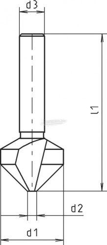 Alpen HSS-E Kúpsüllyesztő 8.30mm hengeres DIN 335 C, 90° 1db 238701000000