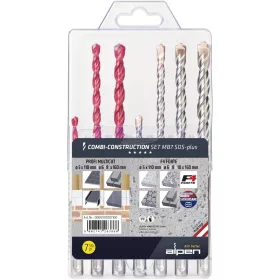   Alpen Univerzális fúrókészlet 5-10mm SDS-plus 7 részes MB 7 0000100007100