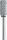 Alpen Turbómaró Keményfém ZYA henger Hossz 50mm Átmérő 6mm Szár átmérő 6mm 777606106100