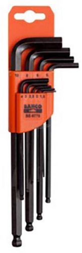 BAHCO Gömbvégű imbuszkulcs készlet 1,5-10mm, 9 részes BE-9770