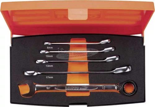 BAHCO Racsnis csillag-villáskulcs készlet, 5 részes 1RM/S5