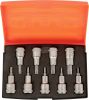 BAHCO Torx dugófej készlet T20-T60, 1/2", rövid, 9 részes S9TORX