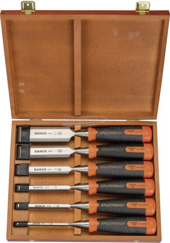 BAHCO Favéső készlet, 6 részes 6/10/12/18/25/32mm 434/S6/EUR