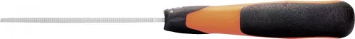 BAHCO Lapos reszelő, nyelezett, 250x25x5,5mm, 310g, fog/cm: 12, vágat: 2 1-100-10-2-2